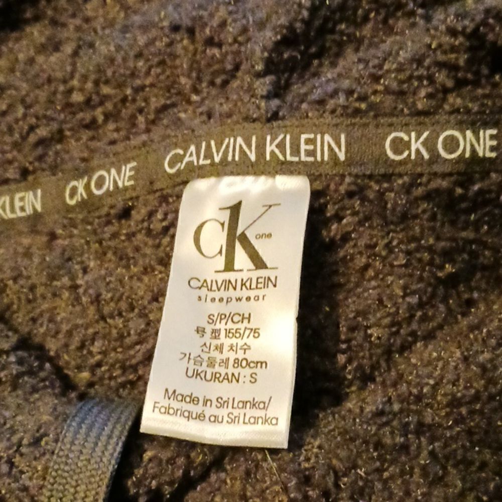Calvin Klein Boulce Hoodie Dress with Pockets Sleep Lounge Sz SMALL NWT Grey - Picture 5 of 8